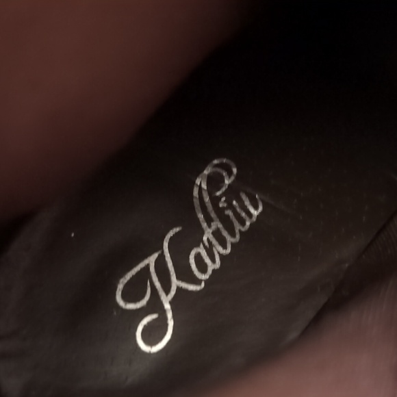 Tall brown sueded zip up heeled slouchy boots sz 5.5 - Picture 9 of 9